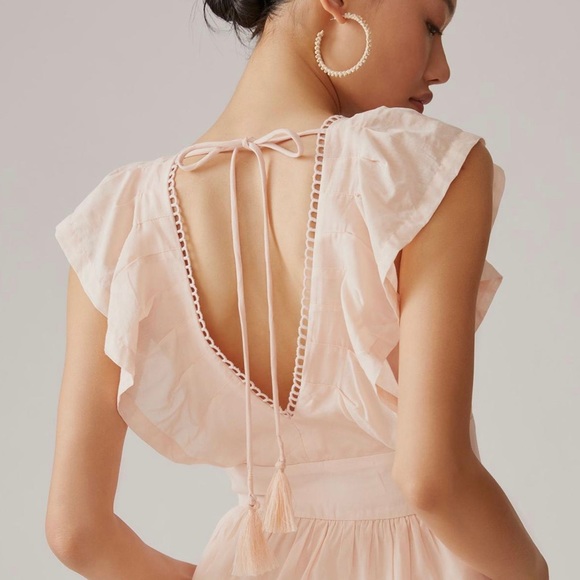 Anthropologie V-Neck Plunge Tunic Mini Dress - Picture 9 of 14